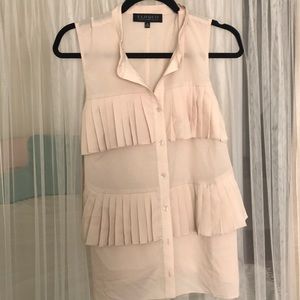 Eloquii Studio - sleeveless blouse - Beige